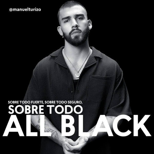 All Black Colonia Masculina Cyzone
