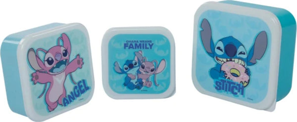 Set de 3 Contenedores Stitch