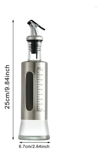 Botella Dispensadora Aceite, Vinagre De Vidrio Hellodream