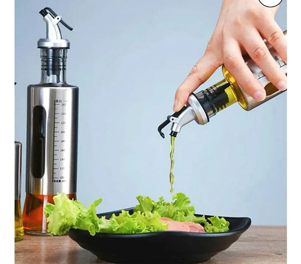 Botella Dispensadora Aceite, Vinagre De Vidrio Hellodream