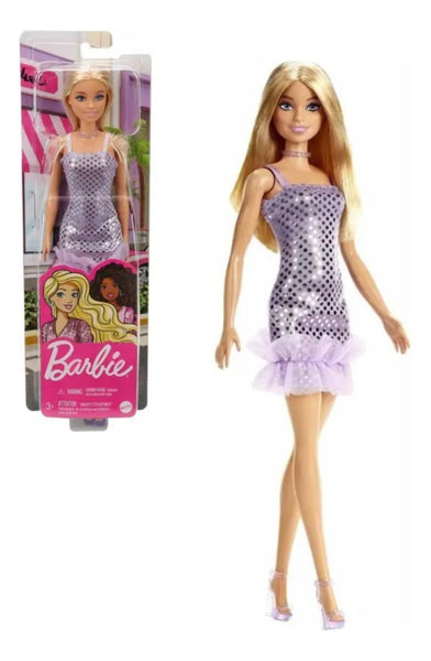 Barbie Básica Vestido De Noche