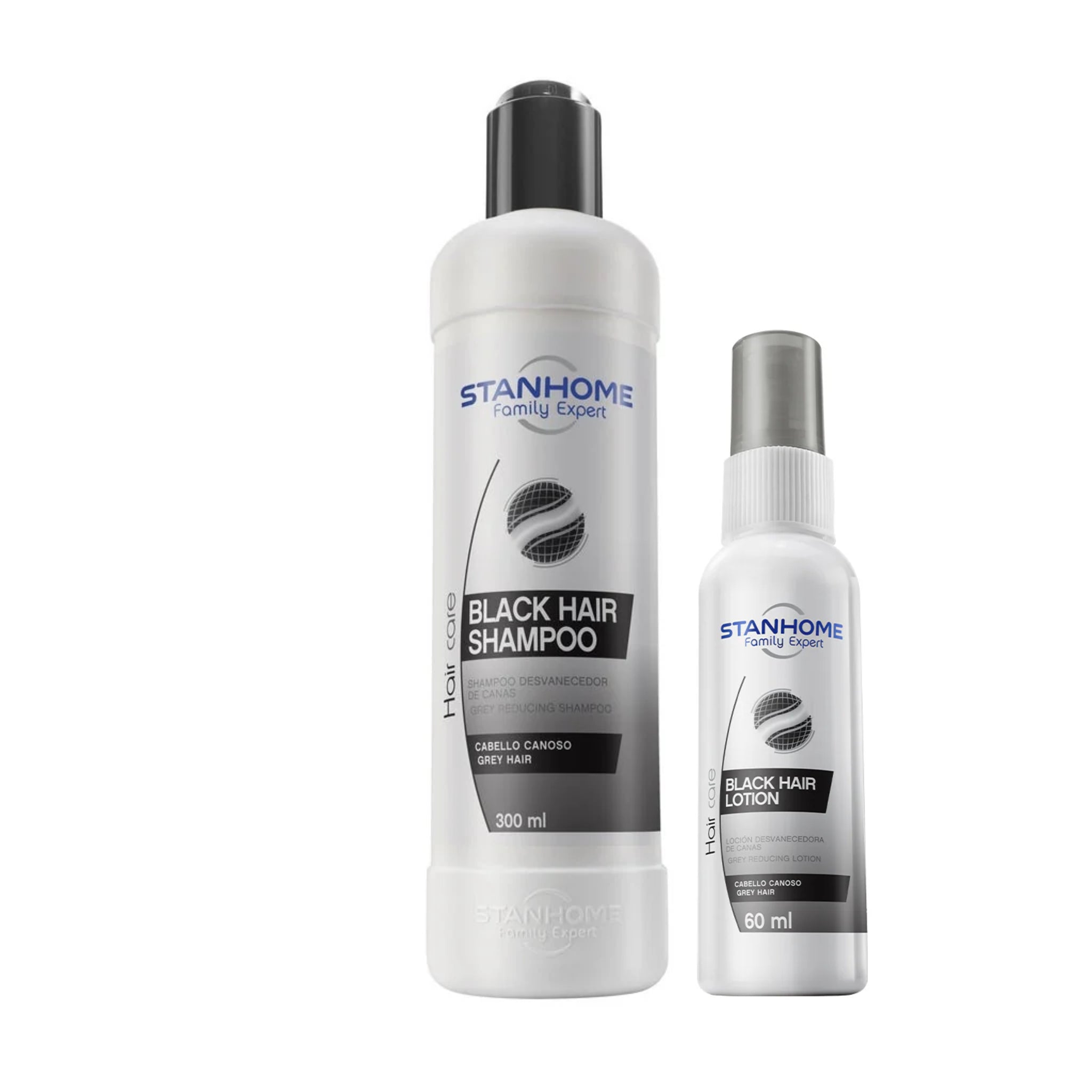 Set Shampoo y Locion Black Hair Stanhome