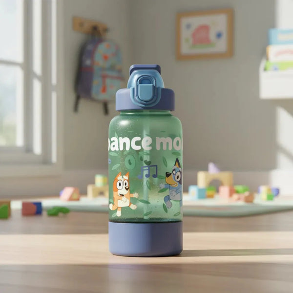 Botella con Broche 500 ml y Cointenedor 150 ml Bluey