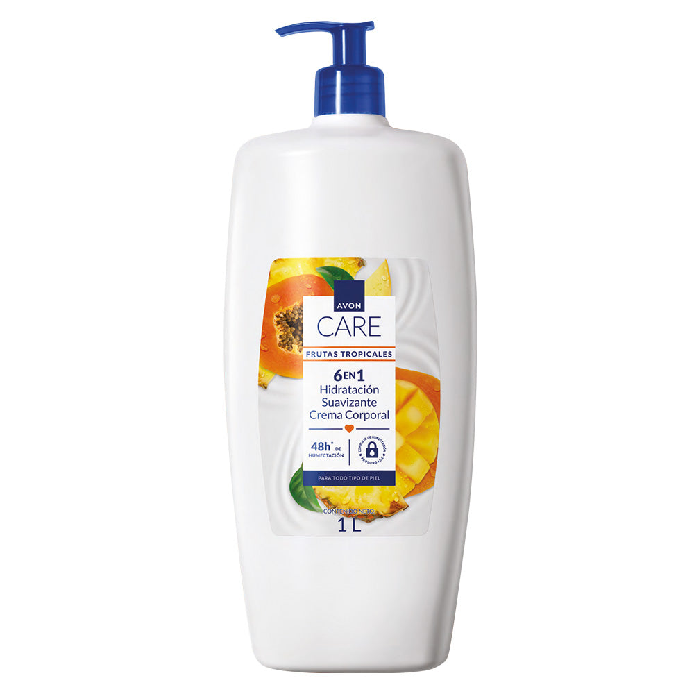 Crema Corporal Avon Care Frutas Tropicales 1 L