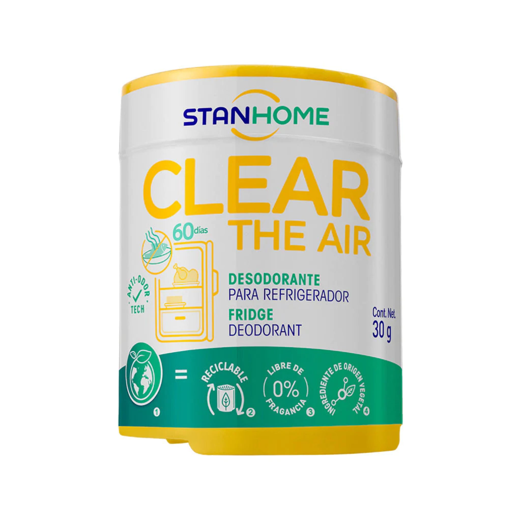 Clear The Air Desodorante para Refrigerador Stanhome