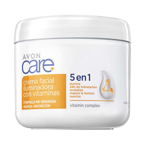 Crema Facial Iluminadora con Vitaminas 5 en 1 Avon