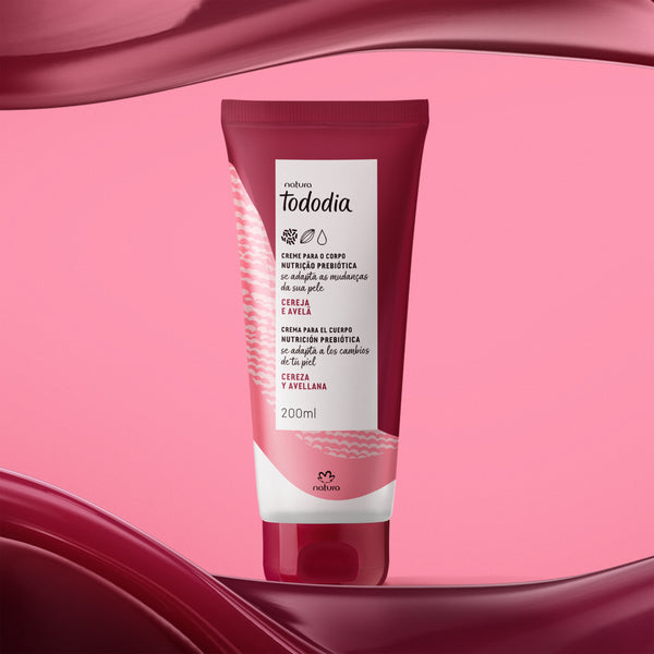 Crema para el Cuerpo Cereza y Avellana 200 ml Natura