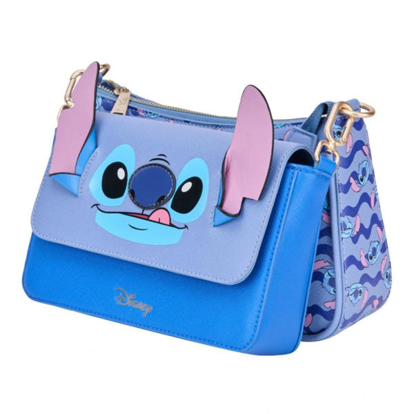 2 Bolsas Crosbody Stitch Orejas y Patron Stich Disney