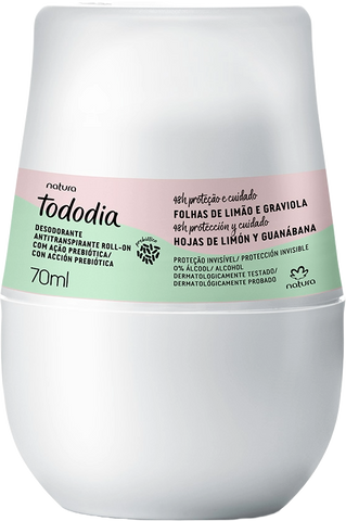 Desodorante Antitranspirante Roll On Hojas de Limon y Guanabana Natura