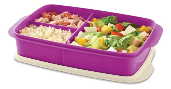 Eco Lunch Rectangular con Divisiones Tupperware