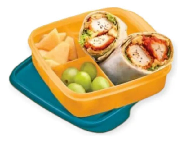 Eco Lunch Cuadrado con Divisiones Tupperware