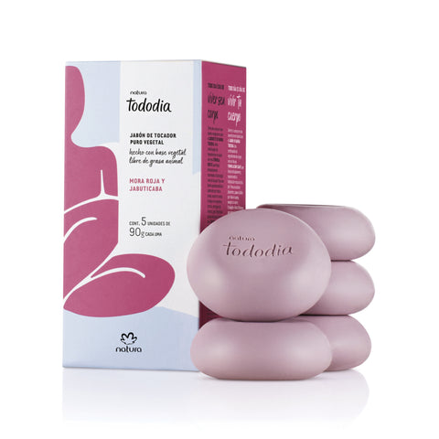 Set 5 Jabones en Barra Mora Roja y Jabuticaba Natura