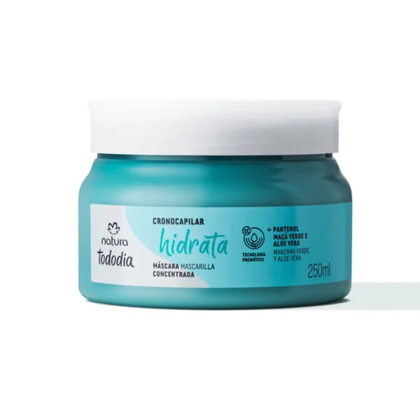 Mascarilla p/Cabello Hidrata con Aloe Vera y Manzana Natura