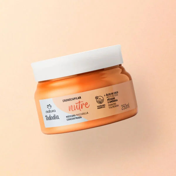 Mascarilla para Cabello Nutre con Durazno y Almendra Natura