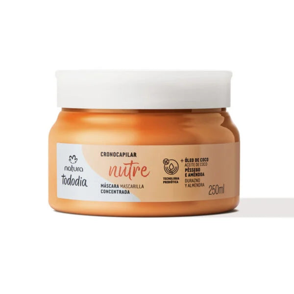 Mascarilla para Cabello Nutre con Durazno y Almendra Natura