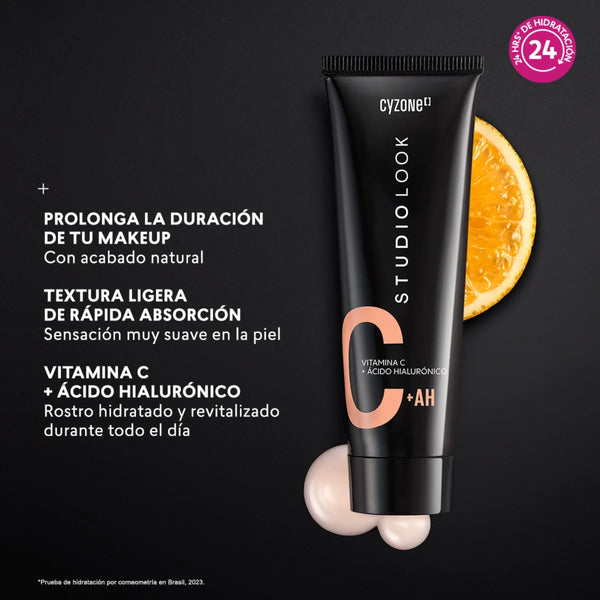 Primer Facial con Vitamina C + Acido Hualuronico Studio Look Cyzone