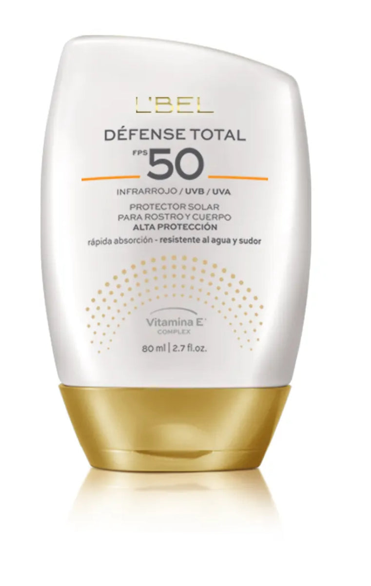 Protector Solar Para Rostro y Cuerpo Defense Total Lbel – LoveHouseMx