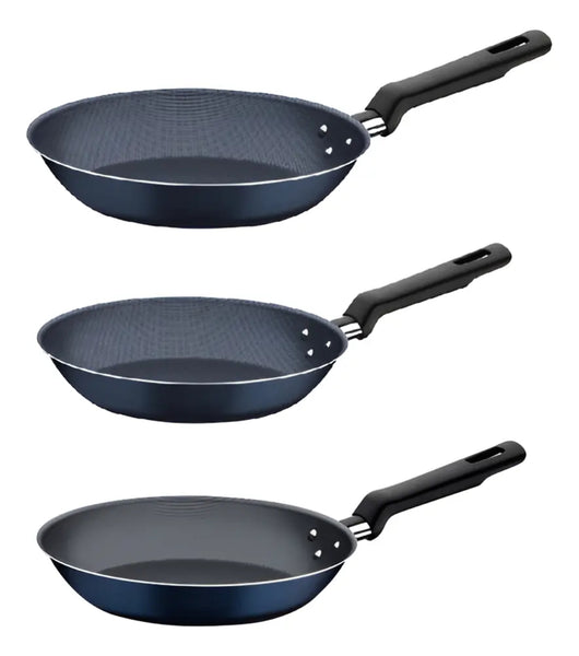 Set 3 Sartenes Profesionales Trmontina Malta 20 24 28 Cm