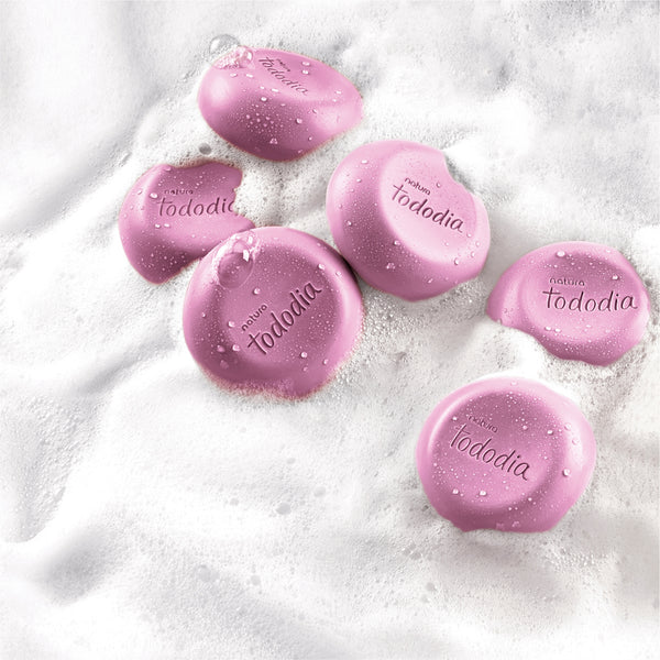 Set 5 Jabones en Barra Ciruela y Flor Vainilla Natura