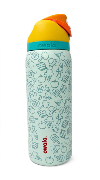 Termo Owala Free Sip 32 oz / 945 ml Cohetes y Ovnis