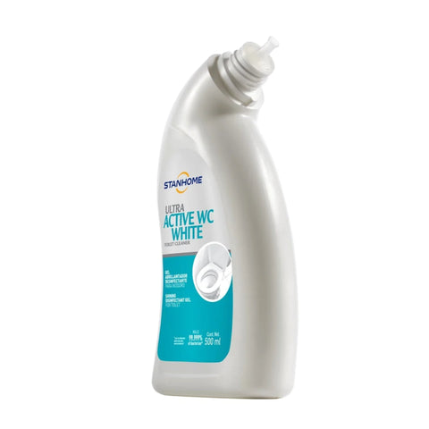 Ultra Active WC White 500 ML | Gel abrillantador desinfectante para inodoro