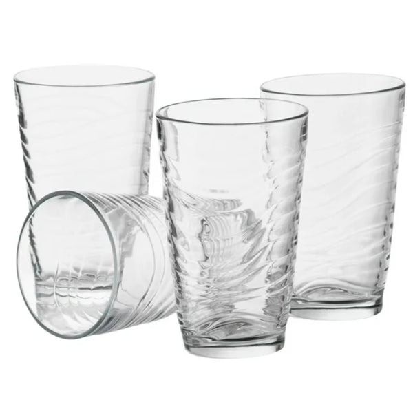 Juego de Vasos con Ondas Crisa