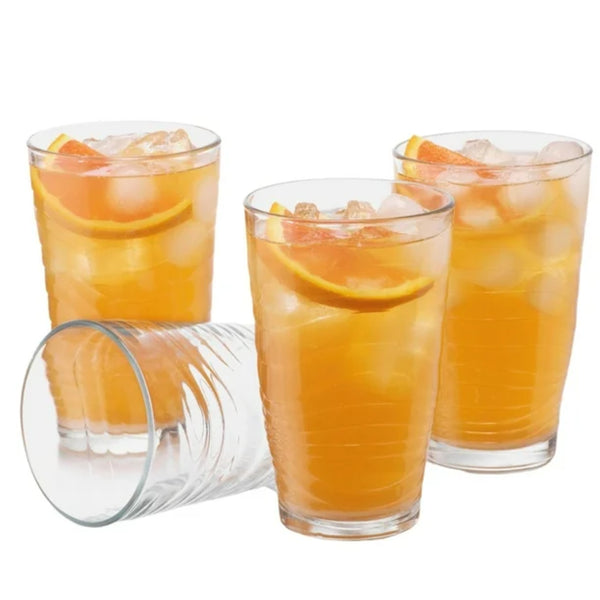 Juego de Vasos con Ondas Crisa