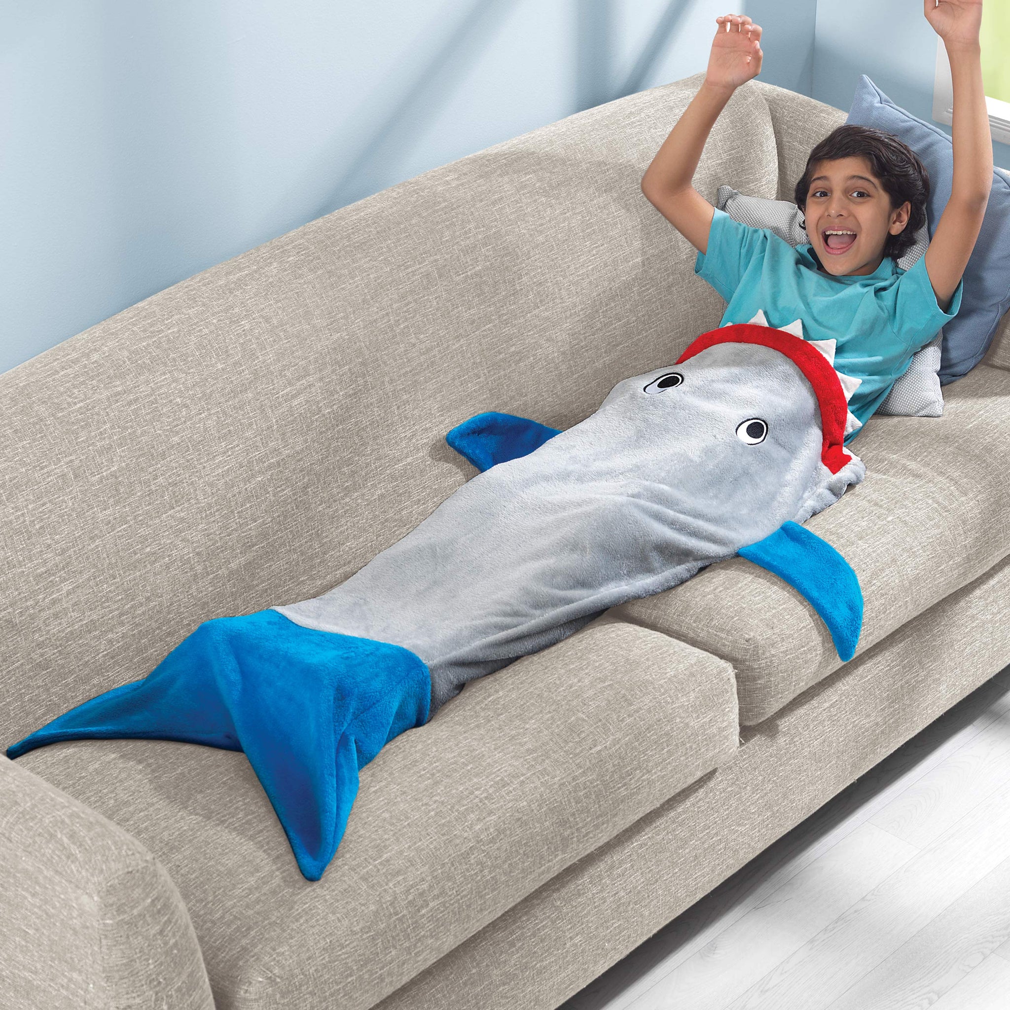 Glow in the Dark Shark Blanket - Blankie Tails