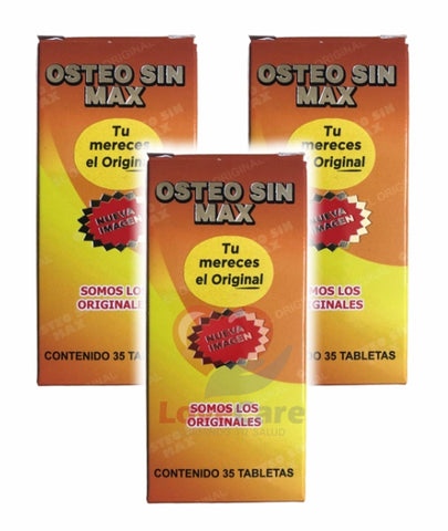 Osteo Sin Max (Paquete de 3)